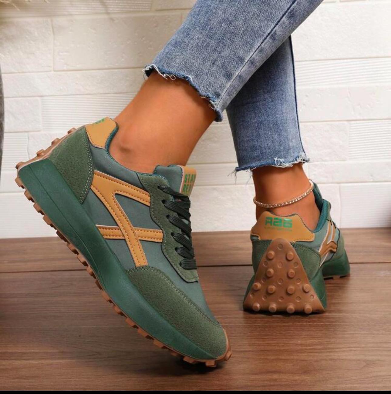 Women’s chunky sneakers | casual fashion trainers thick sole