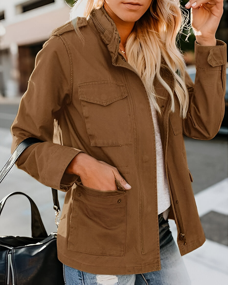Women’s Lightweight Casual Jacket | Long Sleeve Stylish