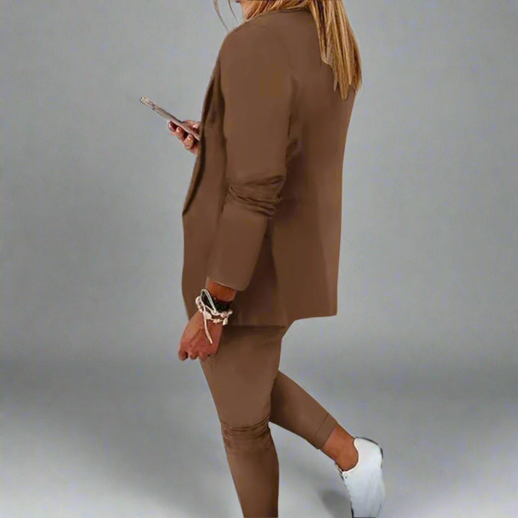 Women’s Casual Suit Set | Stylish Blazer Two Piece
