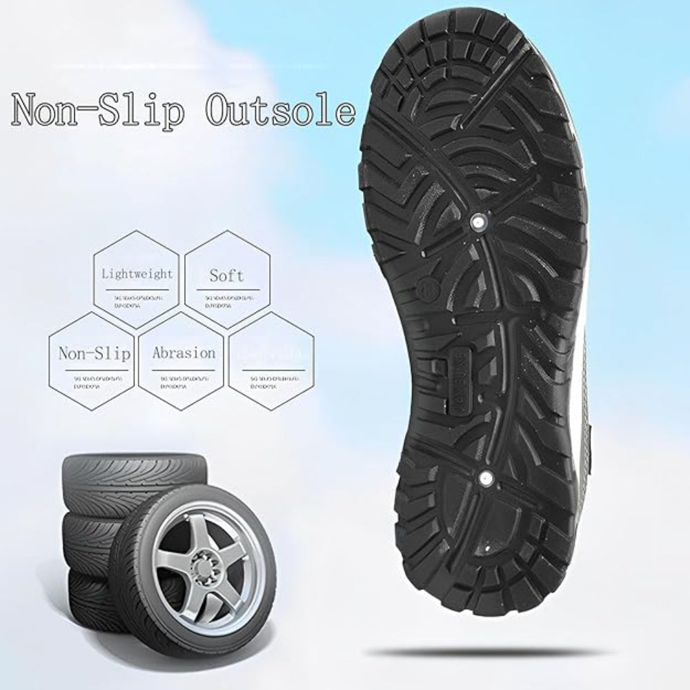 Men’s Lightweight Slip-On Walking Shoes - Breathable Non-Slip