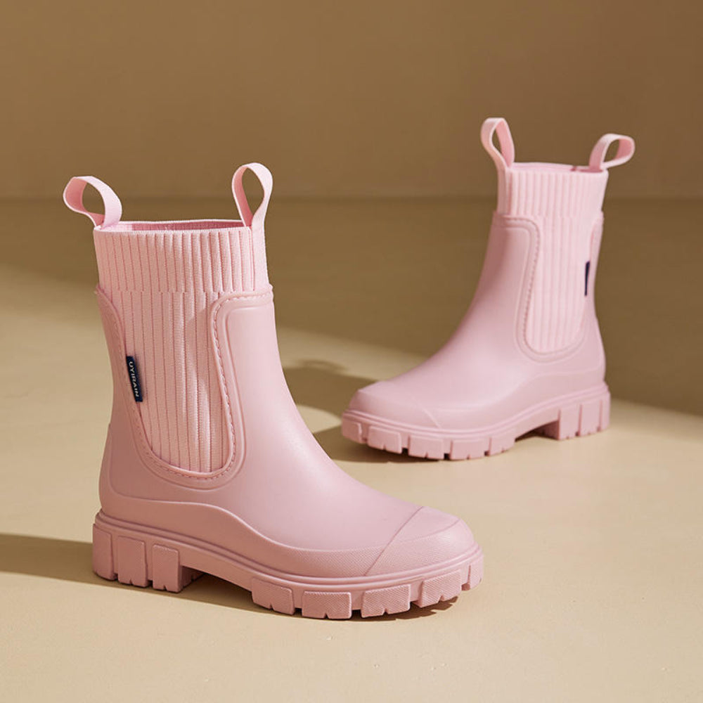 Women's Waterproof Ankle Boots - Short Rubber Wellies