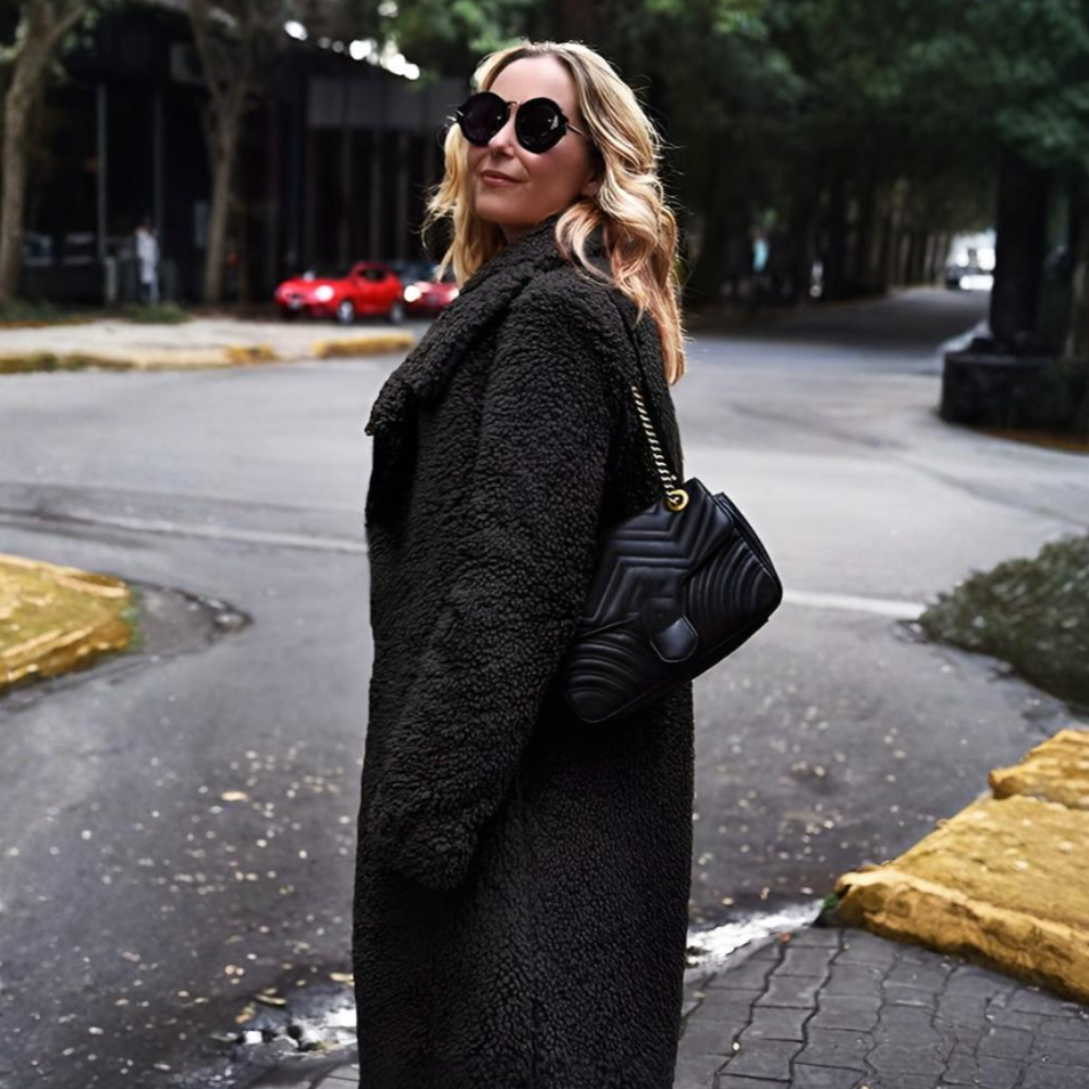 Women Warm Teddy Winter Coat - Long Plush Faux Fur Jacket