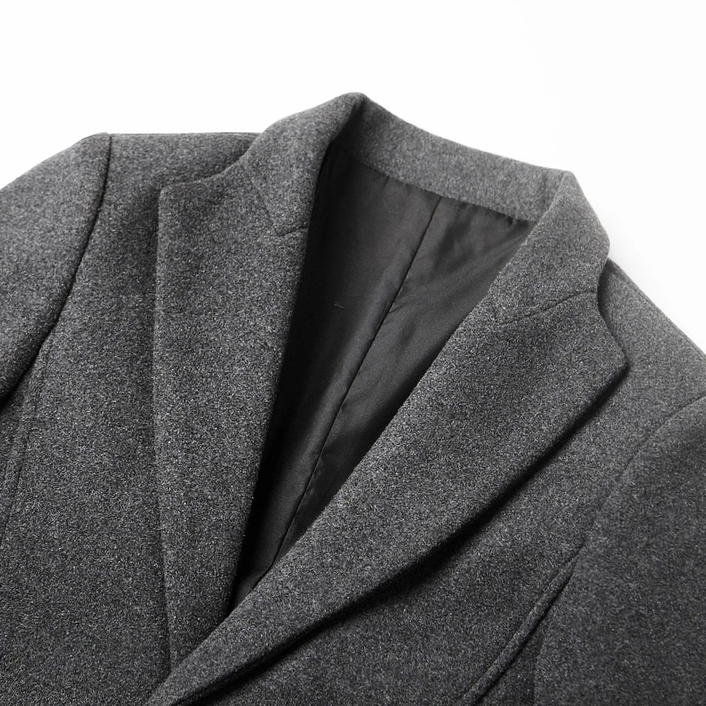 Men's Classic Wool Overcoat | Long Winter Coat