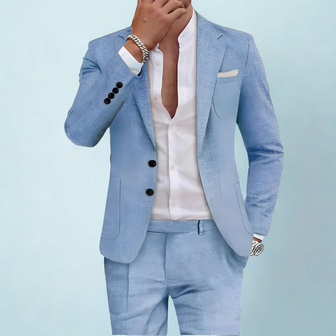 Men's Lightweight Summer Suit | Slim Fit Formal Blazer