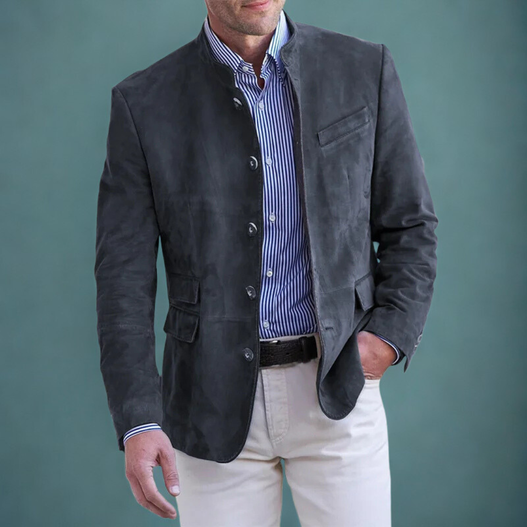 Men's Slim Fit Knit Cardigan Jacket | Long Casual Sweater