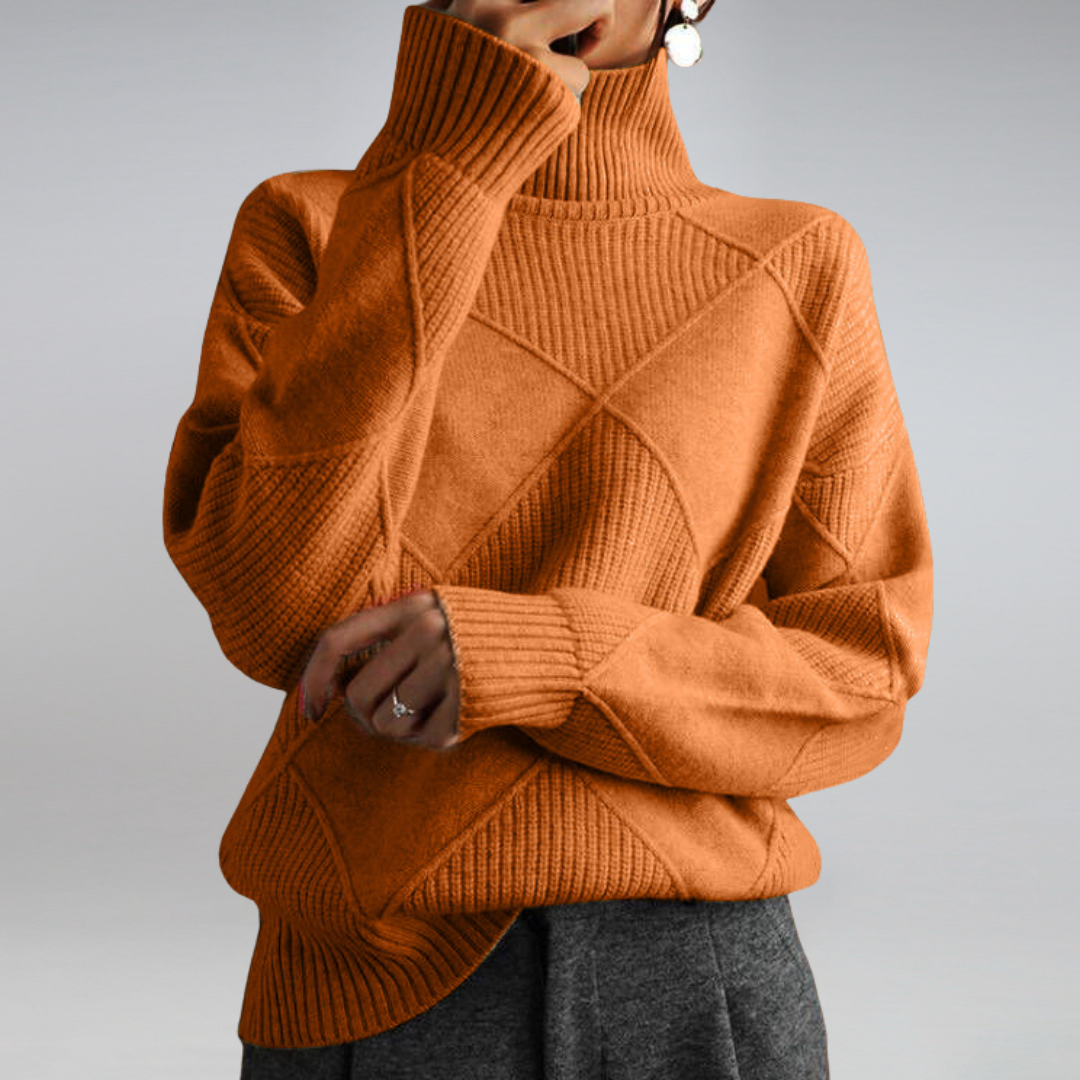 Kuscheliger Kaschmir Damen Rollkragenpullover - Image 11