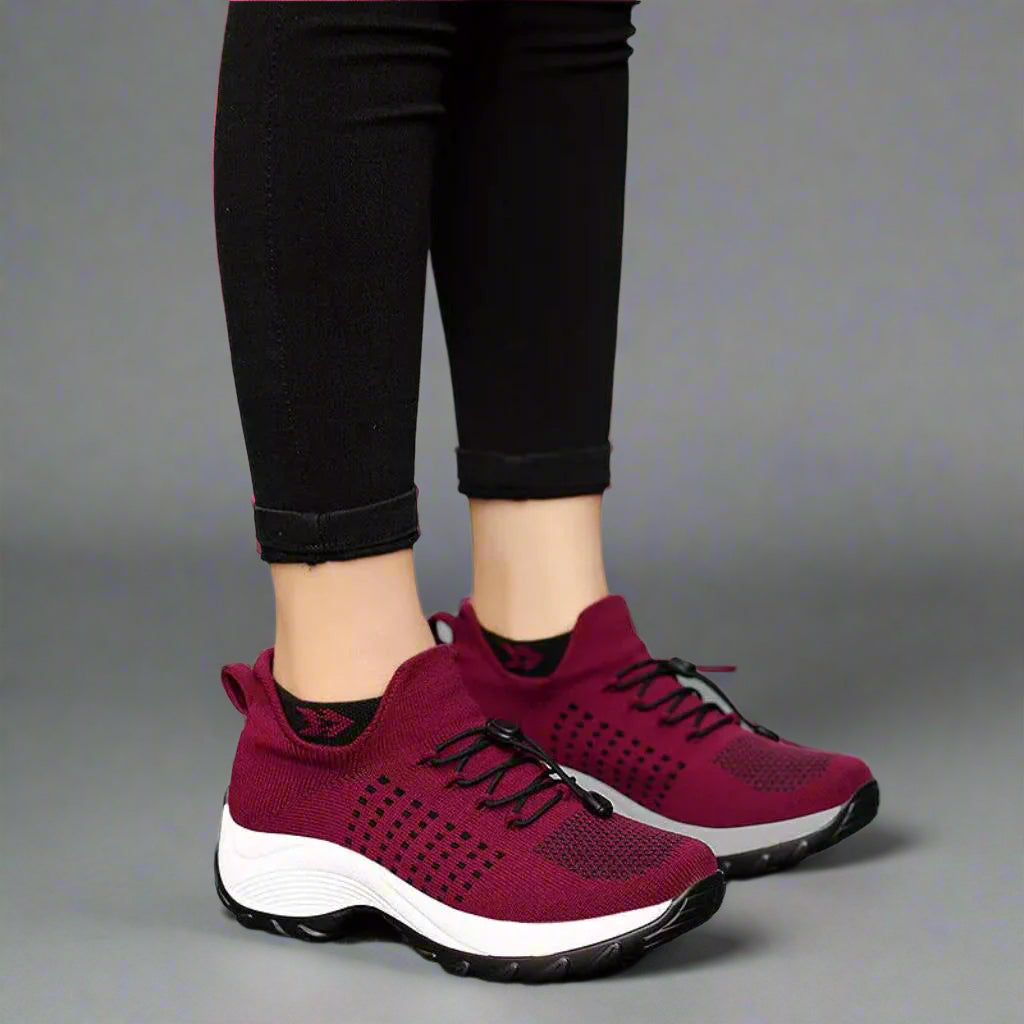 Women Comfortable Orthopedic Walking Shoes | Slip On, Breathable