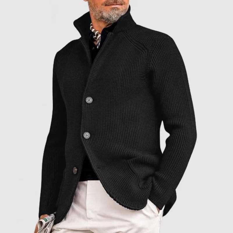 Men’s Knitted Cardigan Sweater | Long Sleeve Knitwear
