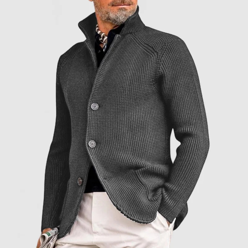 Men’s Knitted Cardigan Sweater | Long Sleeve Knitwear
