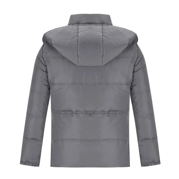 Men's Warm Waterproof Winter Puffer Jacket | Hooded Insulated