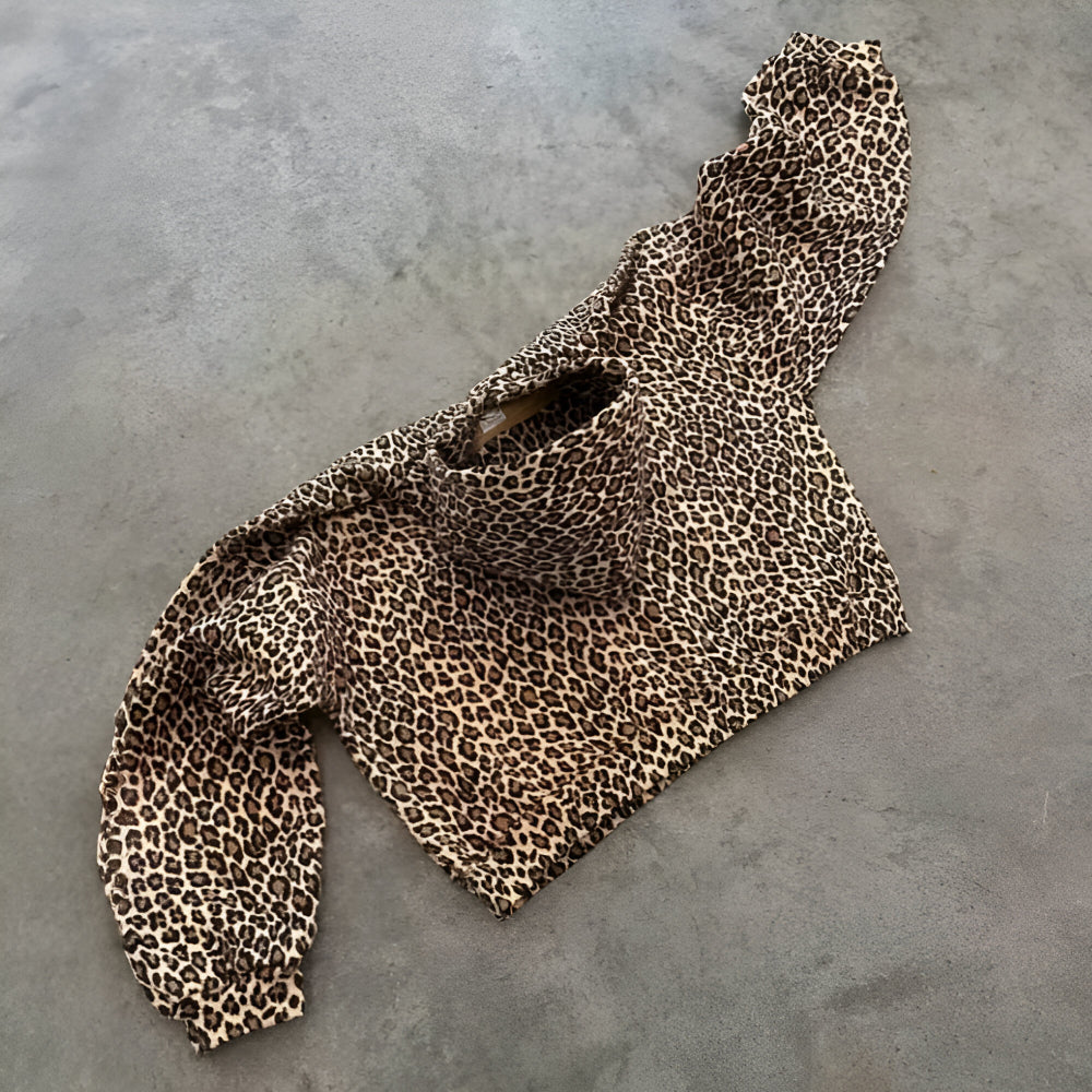 Men’s Oversized Graphic Hoodie – Long Sleeve Pullover