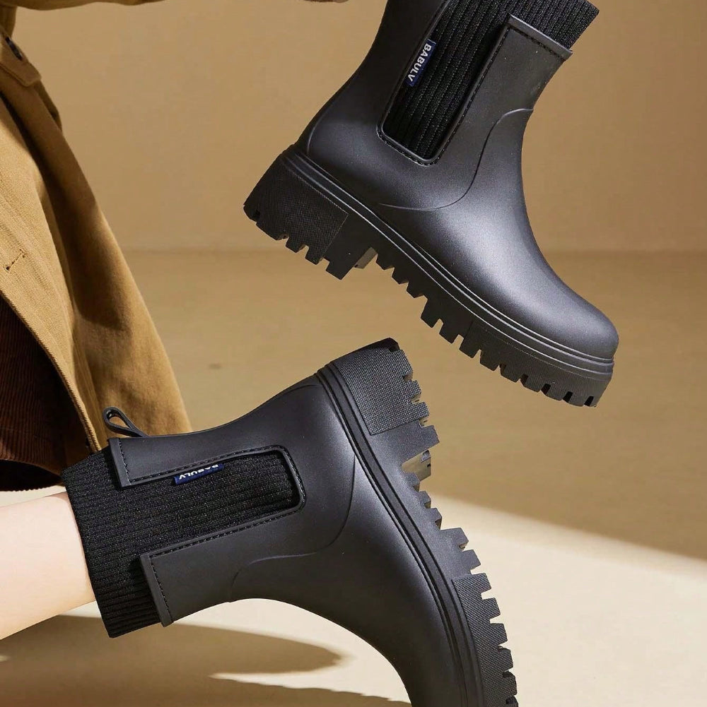 Women's Waterproof Ankle Boots -  Short Rubber Wellies