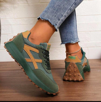 Women’s chunky sneakers | casual fashion trainers thick sole