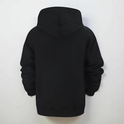 Men’s Oversized Knitted Hoodie – Long Sleeve Winter Jumper