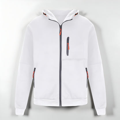 Men’s Fleece Zip Up Hoodie – Long Sleeve Outdoor Sweatshirt