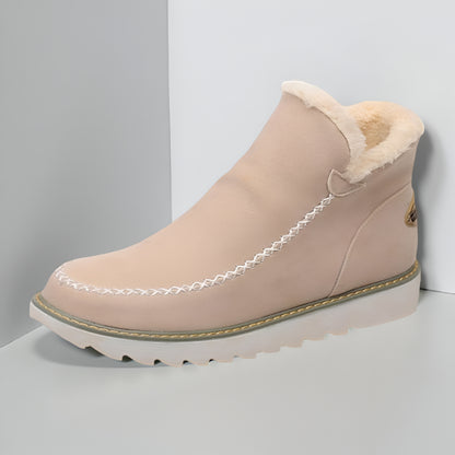 Women's Cozy Ankle Boots – Warm Comfortable Shearling Lining