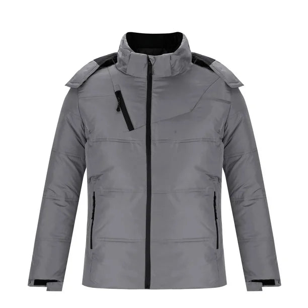 Men's Warm Waterproof Winter Puffer Jacket | Hooded Insulated