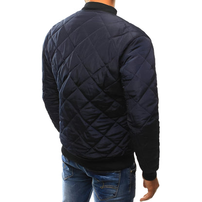 Men’s Quilted Bomber Jacket | Casual Lightweight Zip Up