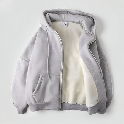 Men’s Oversized Graphic Hoodie – Long Sleeve Pullover