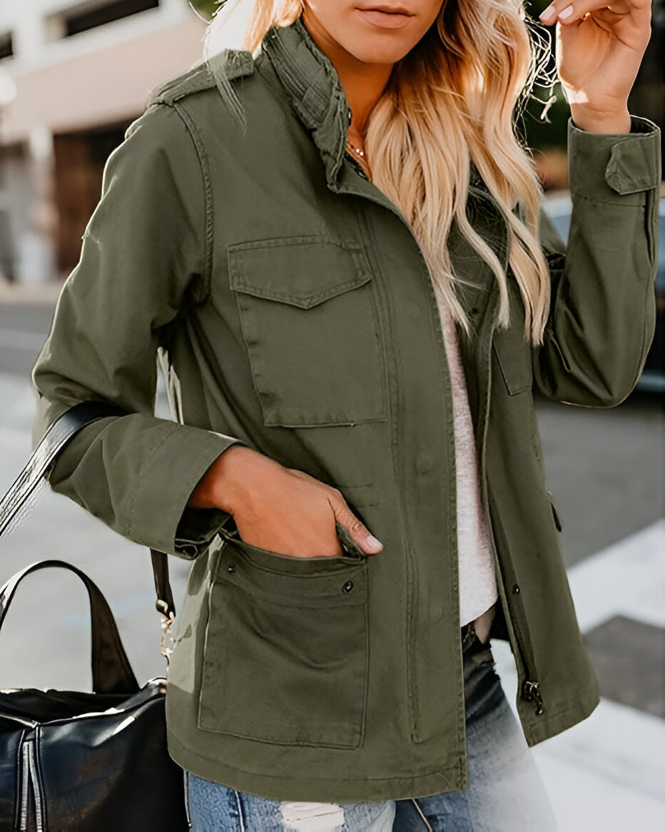 Women’s Lightweight Casual Jacket | Long Sleeve Stylish