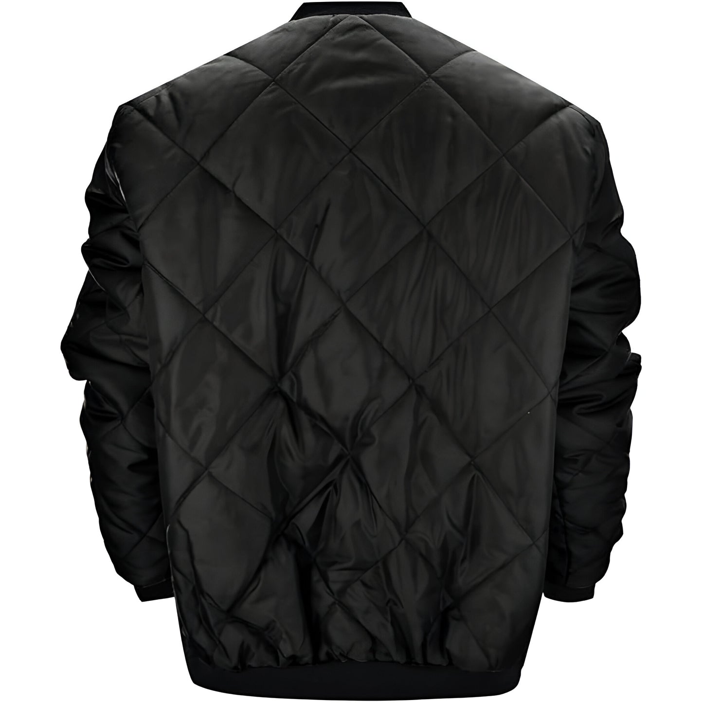 Men’s Quilted Bomber Jacket | Casual Lightweight Zip Up