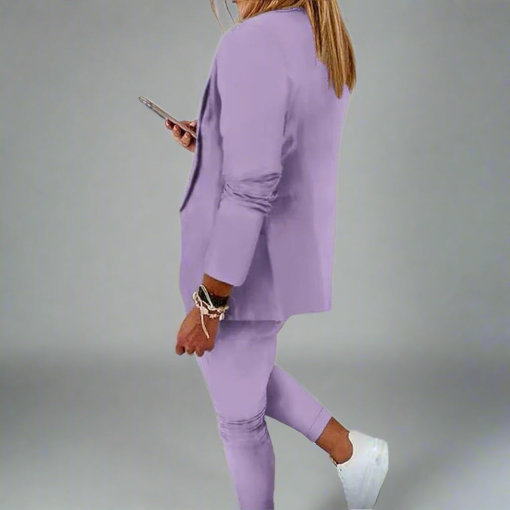 Women’s Casual Suit Set | Stylish Blazer Two Piece