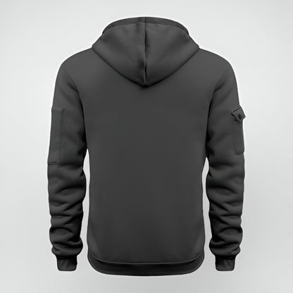 Men’s Half Zip Pullover Hoodie – Long Sleeve Utility Sweatshirt