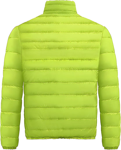Men’s Lightweight Quilted Puffer Jacket | Warm Casual Winter
