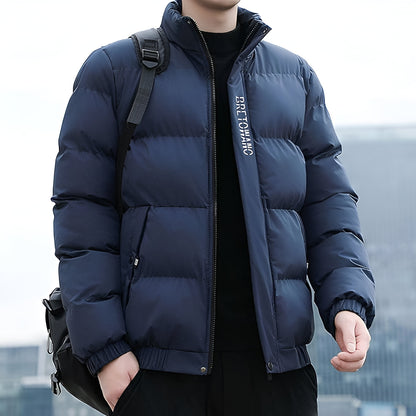 Men’s Quilted Puffer Jacket | Warm Winter Coat