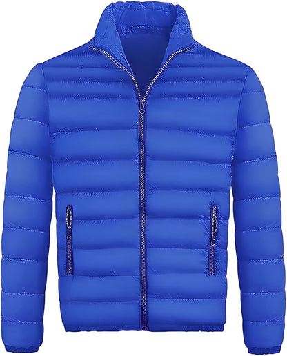 Men’s Lightweight Quilted Puffer Jacket | Warm Casual Winter