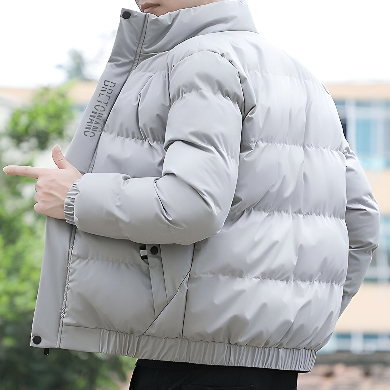 Men’s Quilted Puffer Jacket | Warm Winter Coat