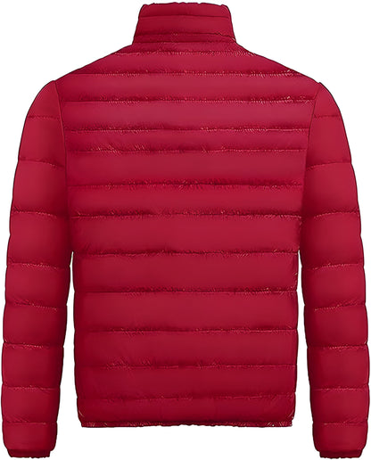 Men’s Lightweight Quilted Puffer Jacket | Warm Casual Winter