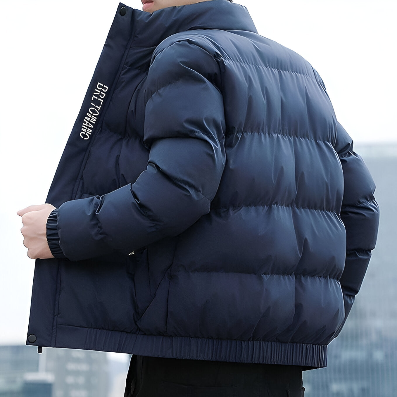 Men’s Quilted Puffer Jacket | Warm Winter Coat