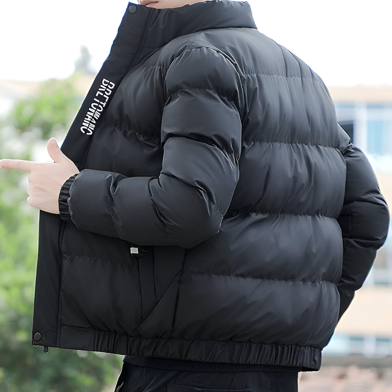 Men’s Quilted Puffer Jacket | Warm Winter Coat