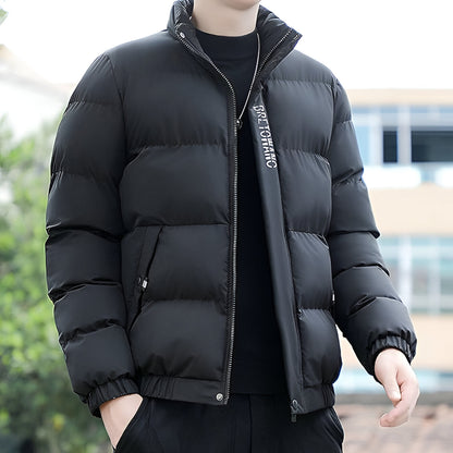 Men’s Quilted Puffer Jacket | Warm Winter Coat