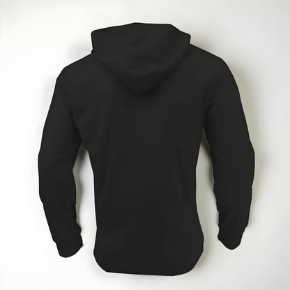 Men's Casual Long Sleeve Hoodie Shirt – Lightweight Drawstring