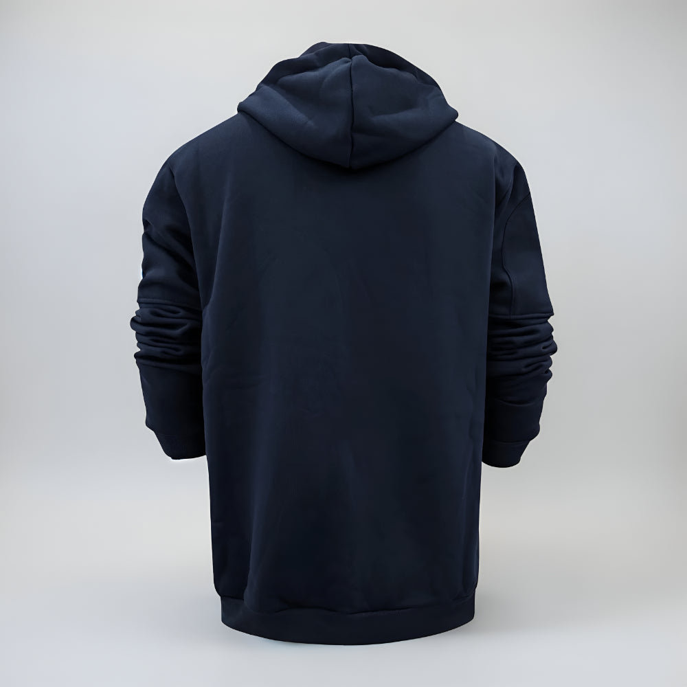 Men’s Fleece Zip Up Hoodie – Long Sleeve Outdoor Sweatshirt