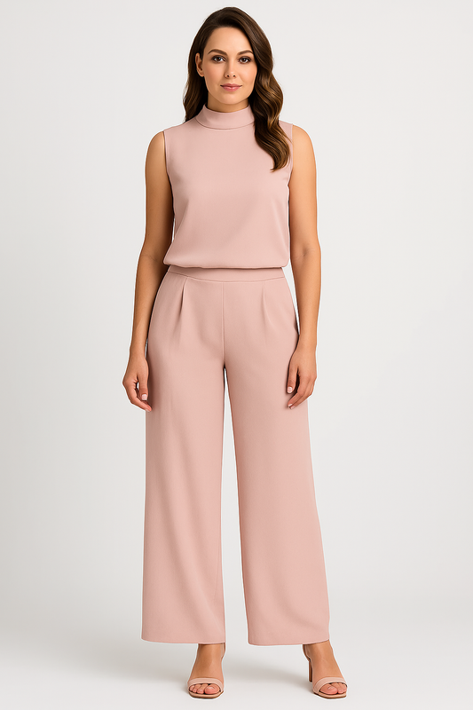 Women’s Summer Two Piece Set | Sleeveless, Wide Leg