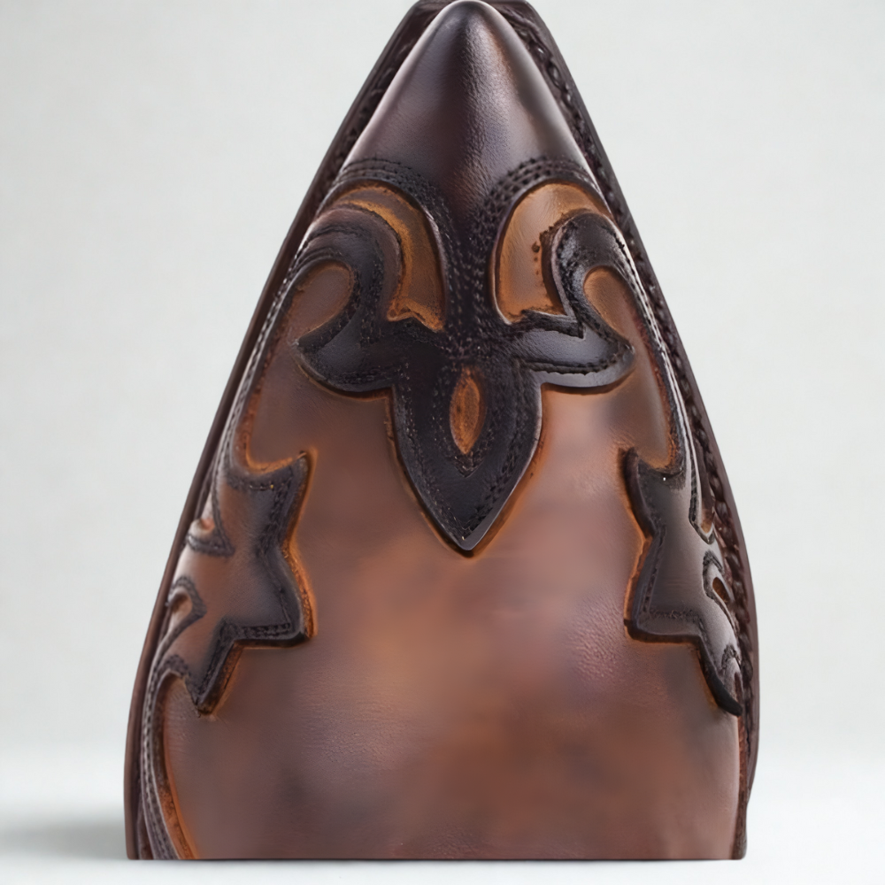 Men's Cowboy Ankle Boots - Western Leather