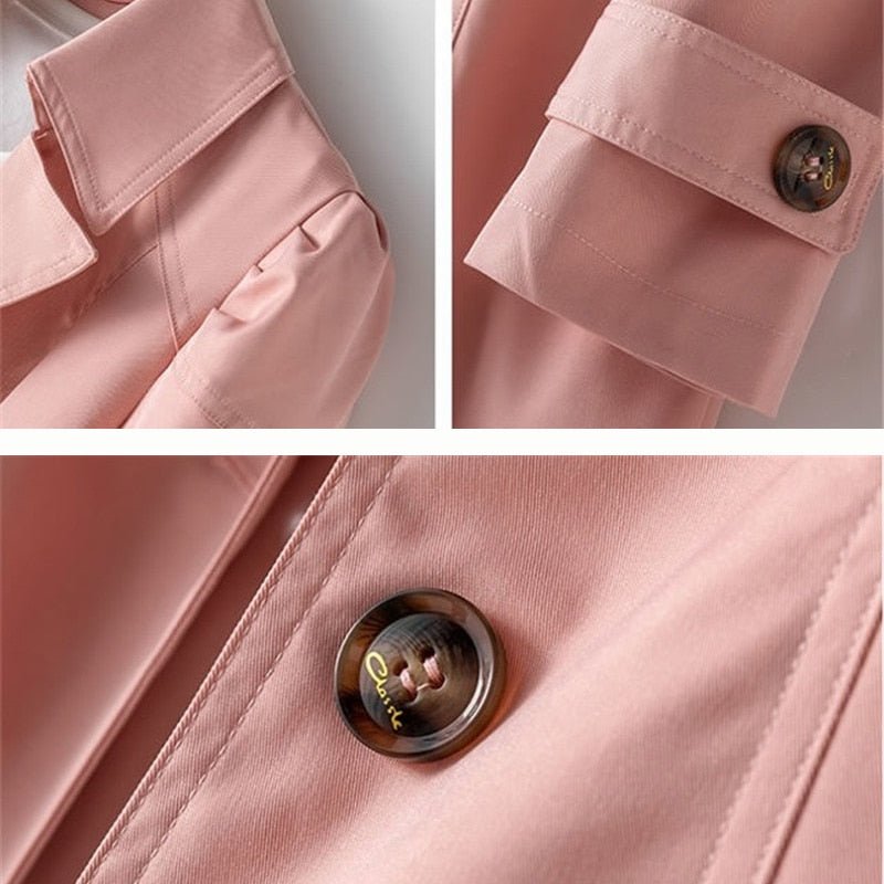 Women’s Lightweight Trench Coat | Stylish Smart Casual Long Sleeve
