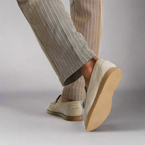 Men’s Suede Tassel Loafers | Smart Casual Lightweight Shoes