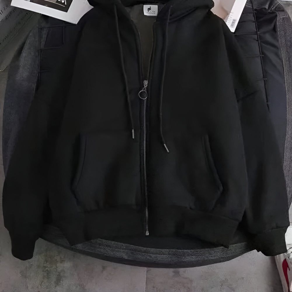 Men’s Oversized Graphic Hoodie – Long Sleeve Pullover