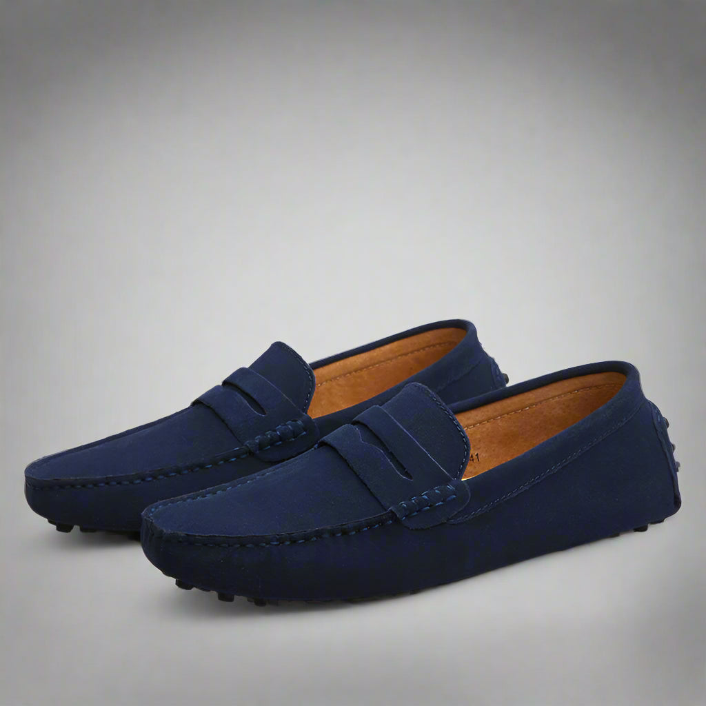 Men’s Luxury Suede Loafers | Casual Slip On Driving Shoes