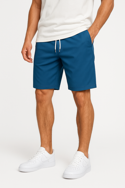 Men’s Casual Summer Shorts | Drawstring, Knee Length