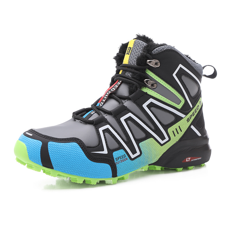 Men Hiking Trail Running Boots - High Top Ankle Support