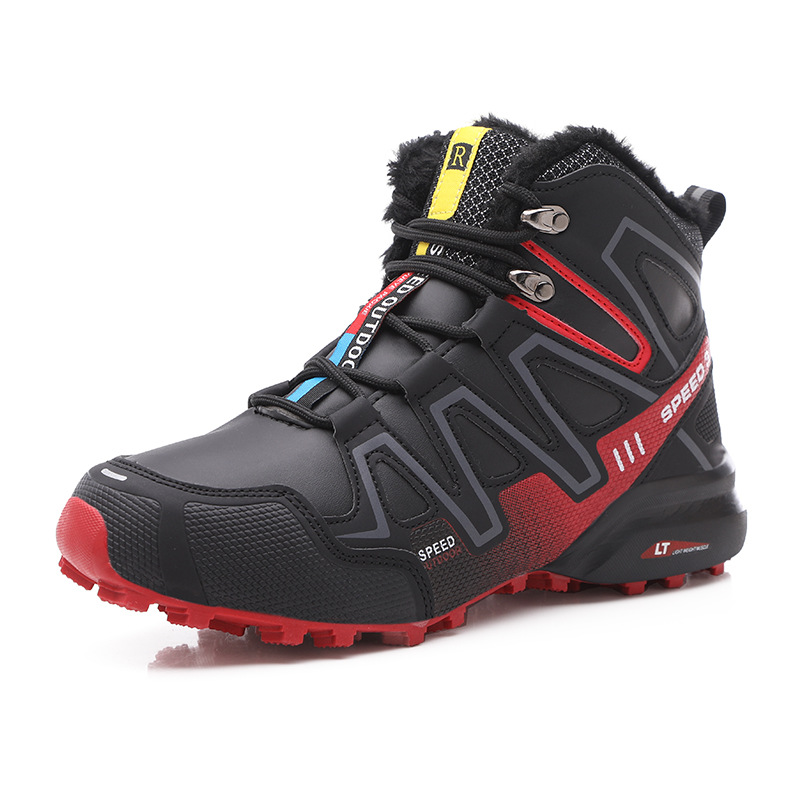 Men Hiking Trail Running Boots - High Top Ankle Support