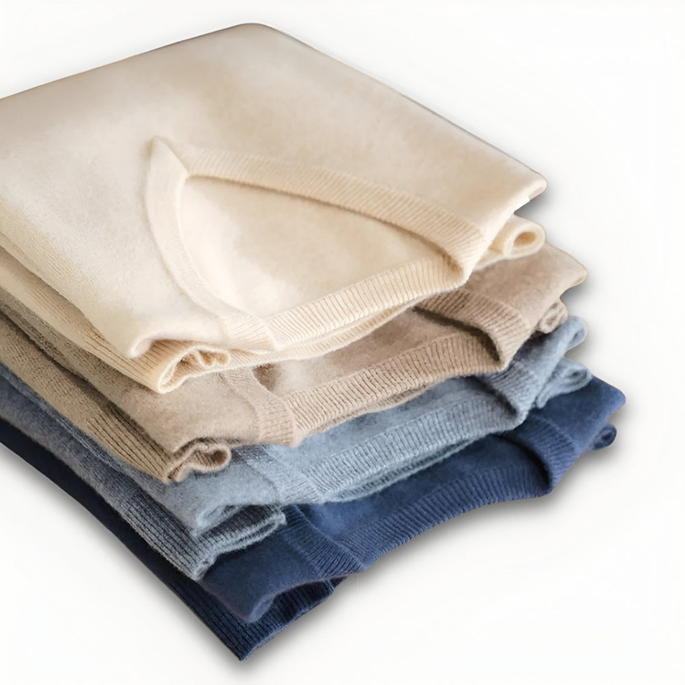 Men's V Neck Sweater – Long Sleeve Layered Knitwear