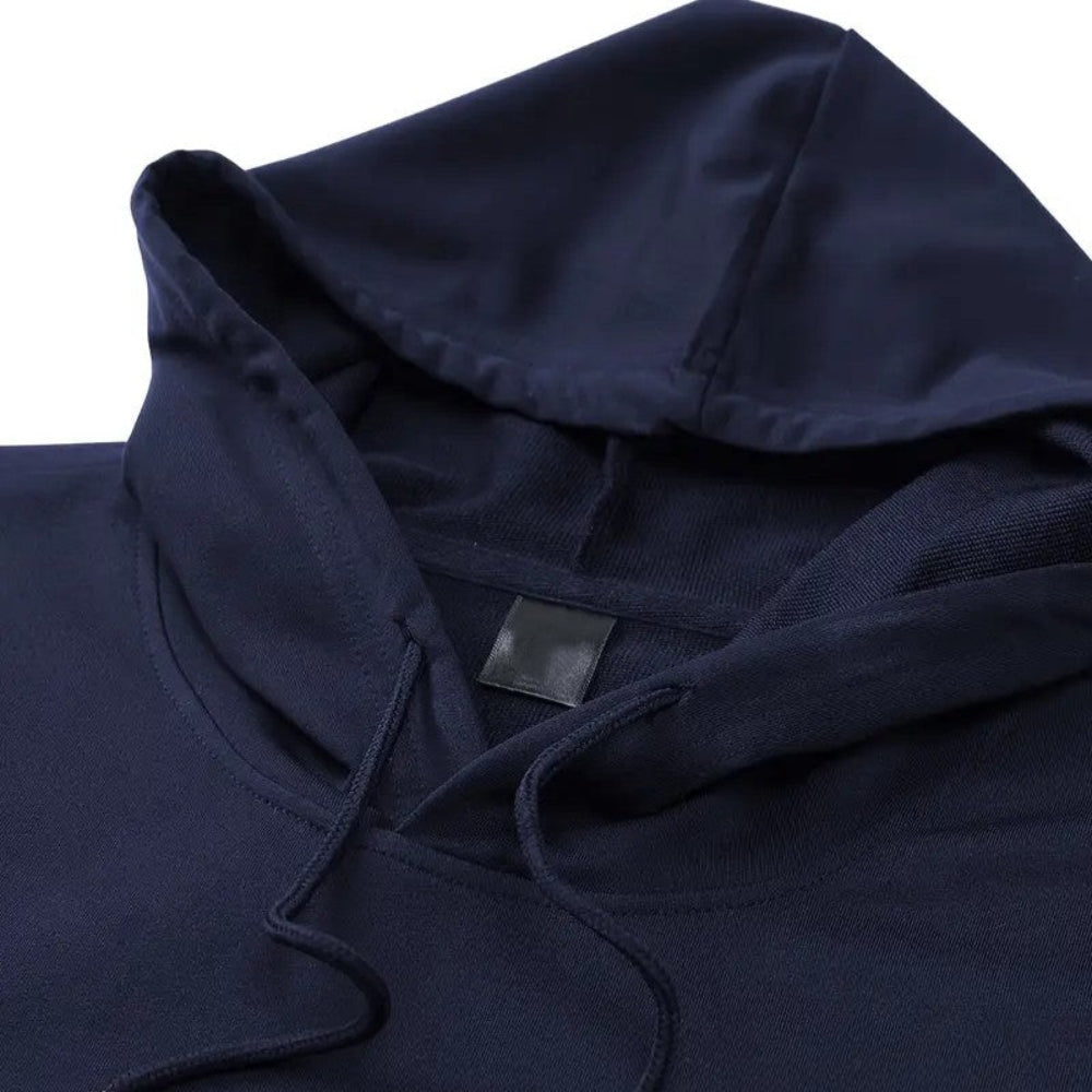 Men's Casual Fleece Tracksuit Set - Hooded Long Sleeve