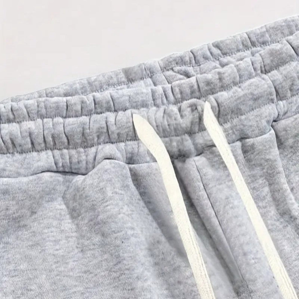 Men's Casual Fleece Tracksuit Set - Hooded Long Sleeve