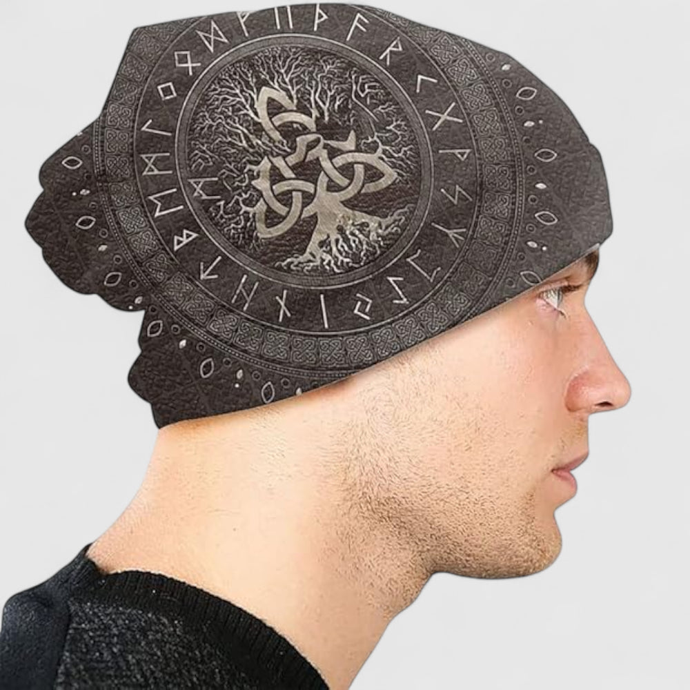 Men's Celtic Knot Beanie Hat Warm Stylish Design 10